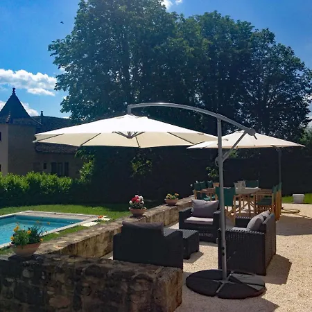 Sleeps 10 Pool Wifi Villa Le Bourg